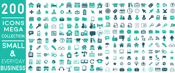 set of icons | Premium Essential Flat Business Icons for Small Business and Everyday Use |  | Modern flat line icons set of global business services and worldwide operations. Premium quality icon pack