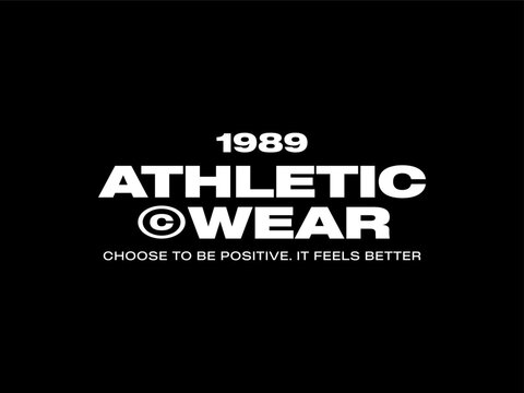 Streetwear clothing Athletic Wear typography vector template graphic tees ready for print