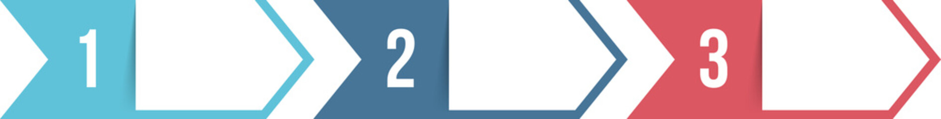 Infographic template with three steps, process chart