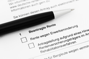 Rente wegen Erwerbsminderung