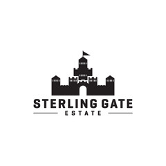 gate estate logo concept design