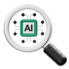 Ai Search 3D Icon