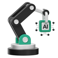 Robotic Arm 3D Icon