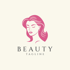 Beauty logo design vector illustration