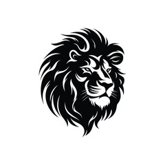 Fototapeta na wymiar Lion Head Logo Vector Template Illustration Design