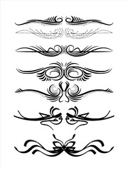 element ornament flourist decorative for vector illustration