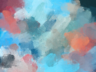 oil paint brush abstract background