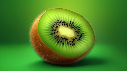 slices of kiwi fruit. Generative Ai