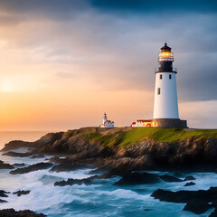 Obraz premium lighthouse on the coast