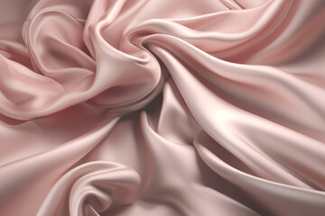 Fototapeta premium silk fabric background, generative ai