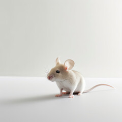 a small white mouse
