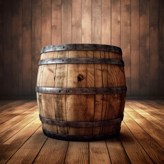 Fototapeta premium a wooden barrel