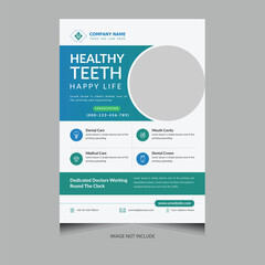 Minimalistic and Clean Medical flyer design template