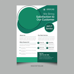 Minimalistic and Clean Medical flyer design template