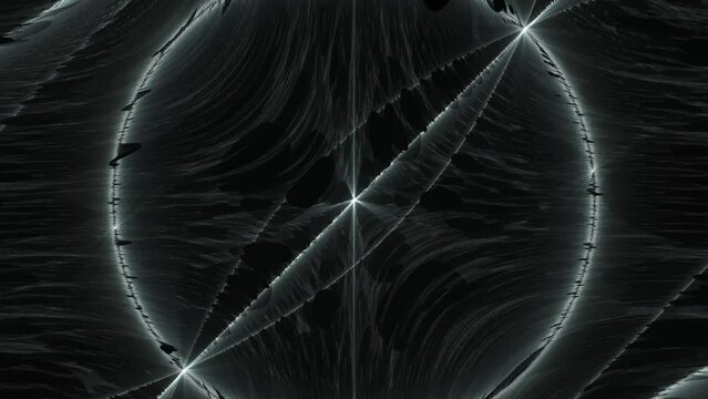 Abstract Geometric Curve Lights And Forms Monochrome Color Loop