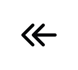 arrow pointer flat vector icon for apps and websites