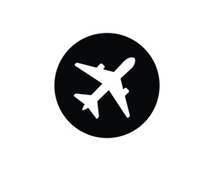 airplane flat vector icon for apps and websites