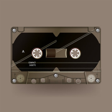 cassette tape vector vintage style