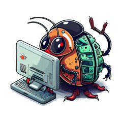Computer and Bug 4