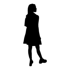 silhouette of a woman