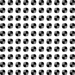 Seamless Geomatric vector background Pattern in black and white