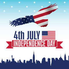 Independence Day, celebrated on July 4th, is a significant national holiday in the United States commemorating the country's declaration of independence from British rule. 