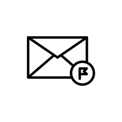 communication e-mail sign symbol vector