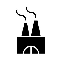 Factory icon vector. production illustration sign. workshop symbol or logo.