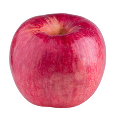 red apple isolated on a transparent background