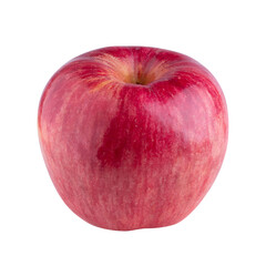 red apple isolated on a transparent background