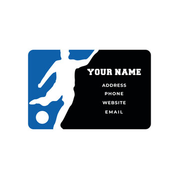 Football Business Card Design