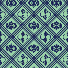 elegant fashion retro antique classic floral and fauna traditional cultural table cloth fashion vector design