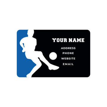 Football Business Card Design