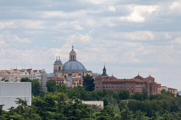 Fototapeta na wymiar Royal Basilica of Saint Francis the Great in Madrid