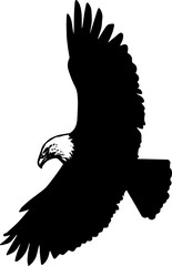 Eagle silhouette illustration