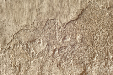 The texture of a plastered white wall. Close-up. Background