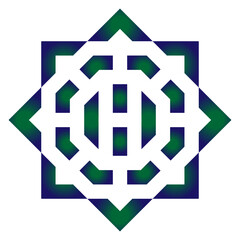 Islamic Beautiful Ornament Geometric Shape Icon