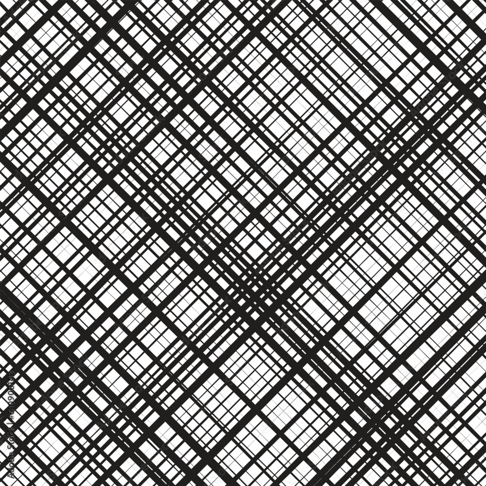 Poster abstract monochrome seamless diagonal slanting line pattern.
