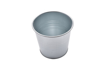 Steel plant pot PNG.Flower pot PNG image.Steel plant pot transparent.Planting equipment PNG element.Empty Container PNG.Sliver cup PNG.
