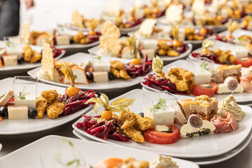 Fancy wedding plates