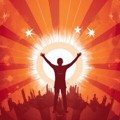 May 19th Turkish Commemoration of Ataturk Youth and Sports Day.illustration