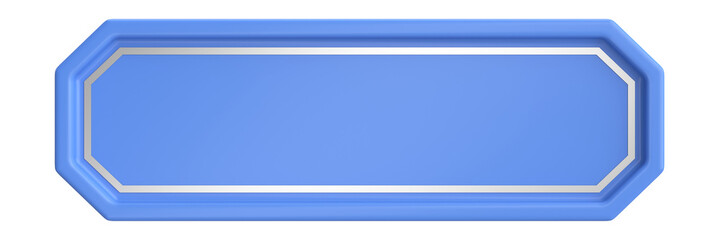 Obraz premium 3D button. Empty button. 3D illustration.