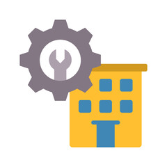 Dealer flat icon for marketing, distributor, agent, retailer, reseller, vendor logo	