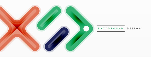 Minimal geometric background cross line. Design for wallpaper, banner, background, landing page, wall art, invitation, prints, posters