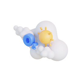 3d illustration of cloud with oxygen.png