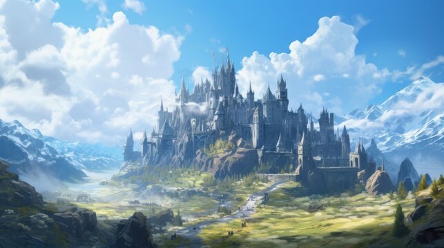 MMORPG Game Art Environment