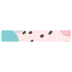 Fototapeta premium Pastel abstract washi tape