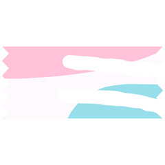 Pastel abstract washi tape