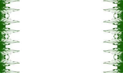 Obraz premium green leaves frame