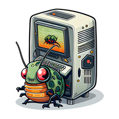 Computer and Bug 9